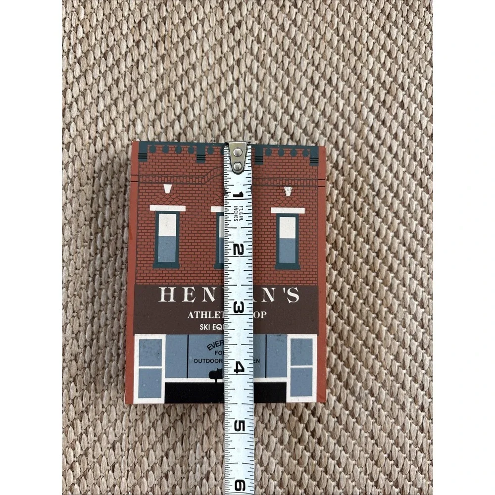 Cats Meow Village Series X Henyans Athletic Shop Retired 1997